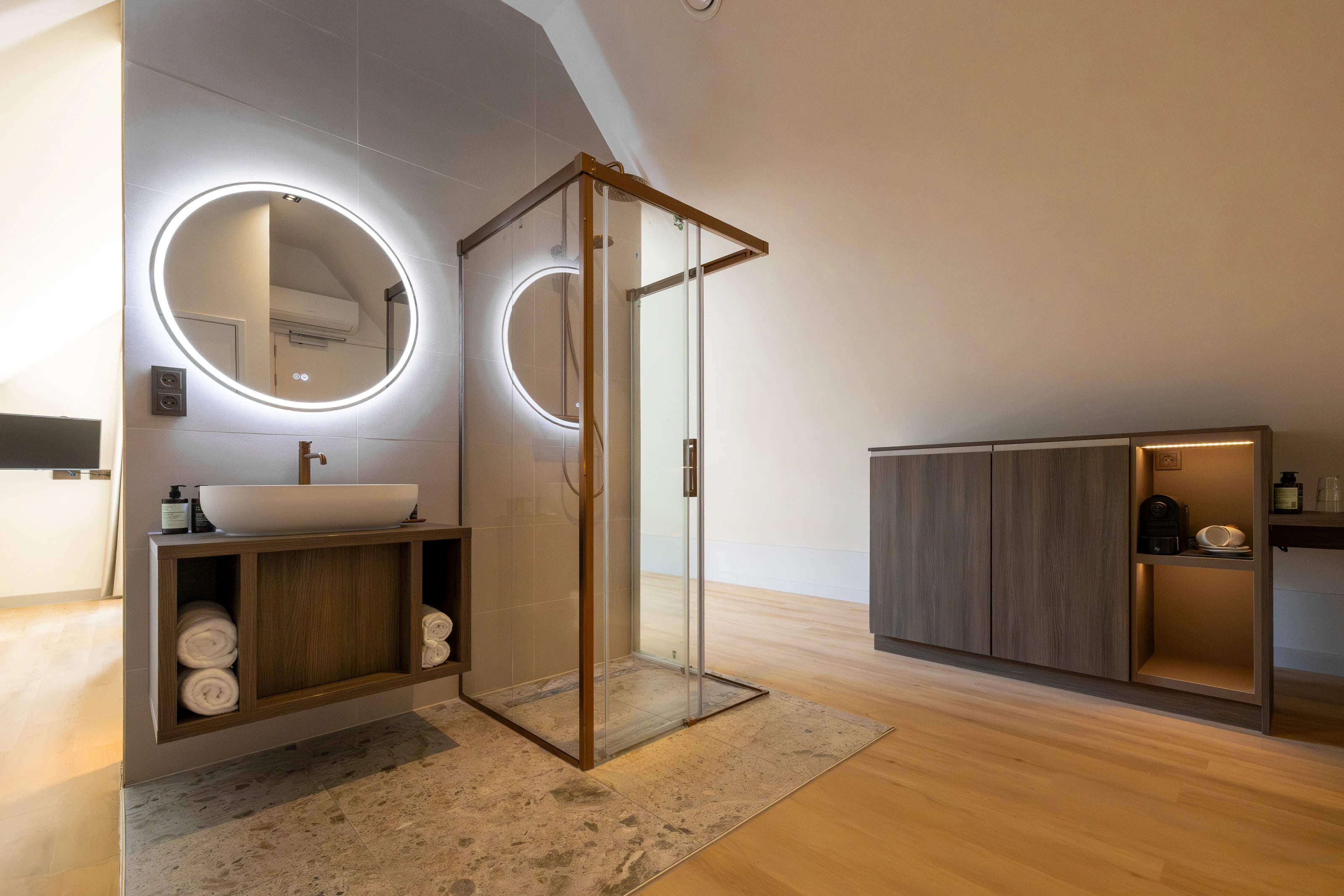 Detail van een kamer bij Cozmoss